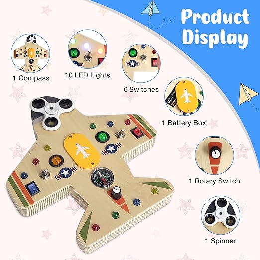 Captain Tot – Airplane Busy Board